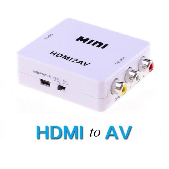 HD01 Đầu Chuyển Đổi HDMI Sang AV / AV sang HDMI / AV sang VGA