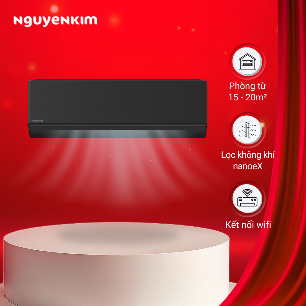[Lắp đặt 0đ] Máy lạnh/Điều hòa Panasonic Inverter 1.5 HP CU/CS-AU12BKH-8