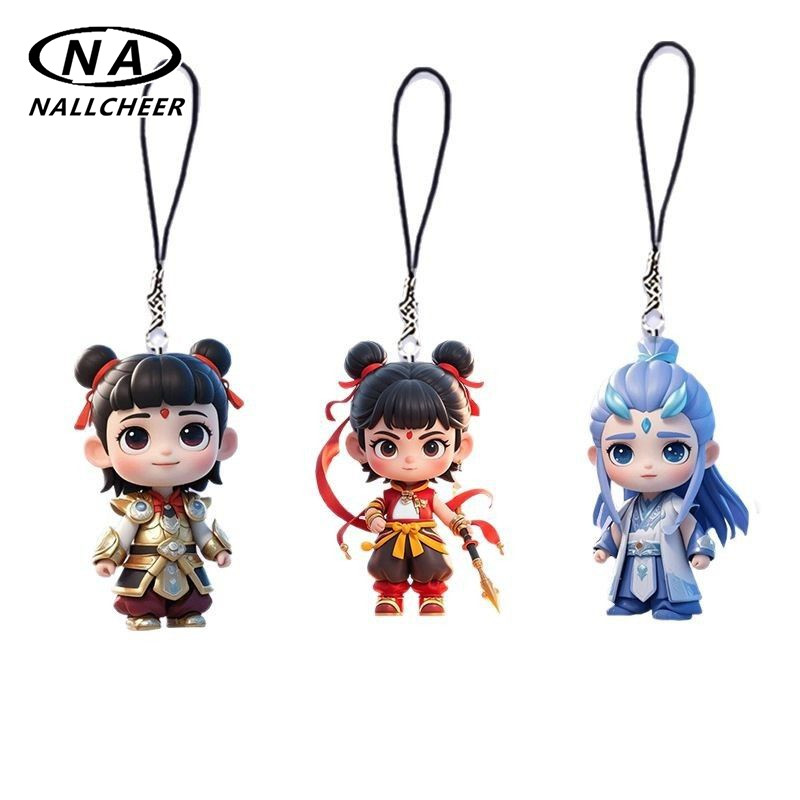 Mặt dây phẳng Acrylic Nezha 2
