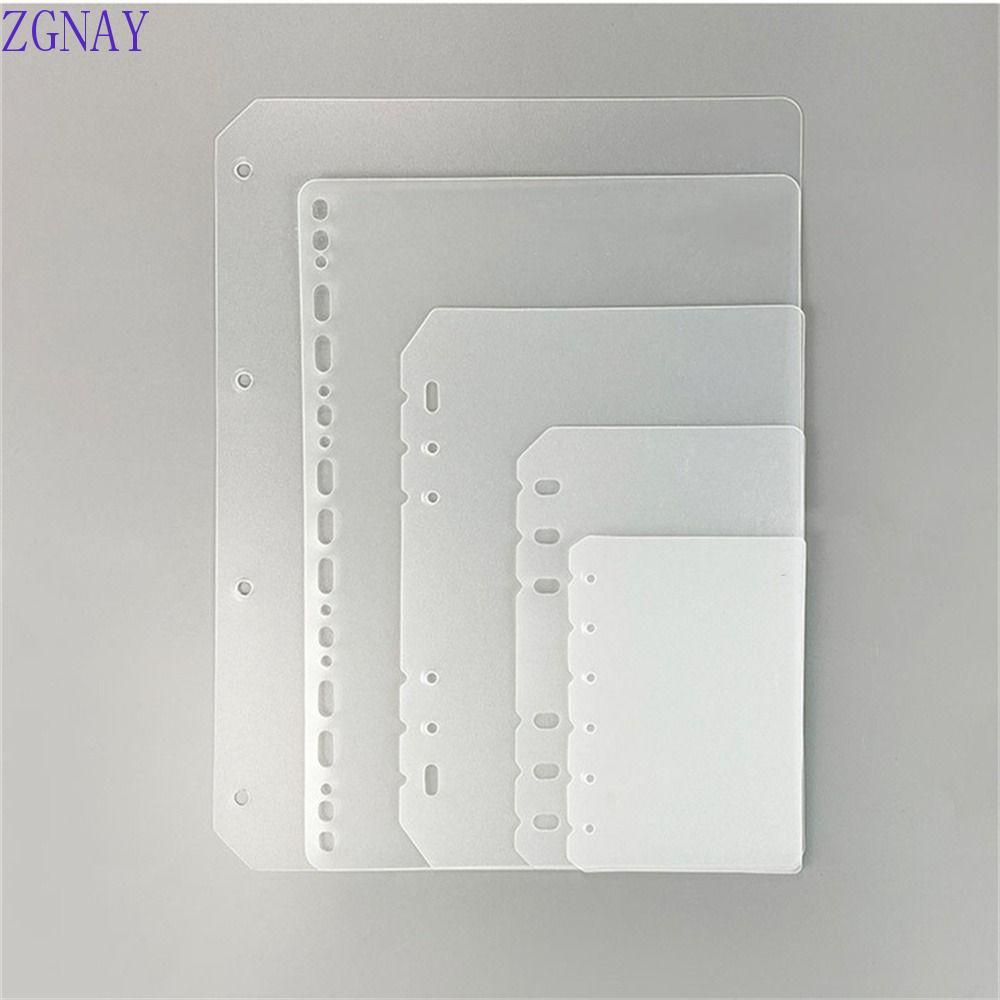 POLOSP Loose-leaf Divider Matte Universal Board Page Trong suốt Giấy bên trong Chương trình nghị sự 