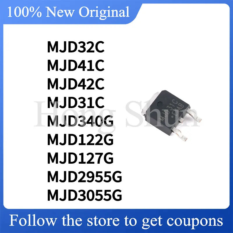 5 Chiếc MJD122G MJD127G MJD2955G MJD3055G MJD340G MJD31C MJD32C MJD41C MJD42C TO-252 Hiệu Ứng Trường