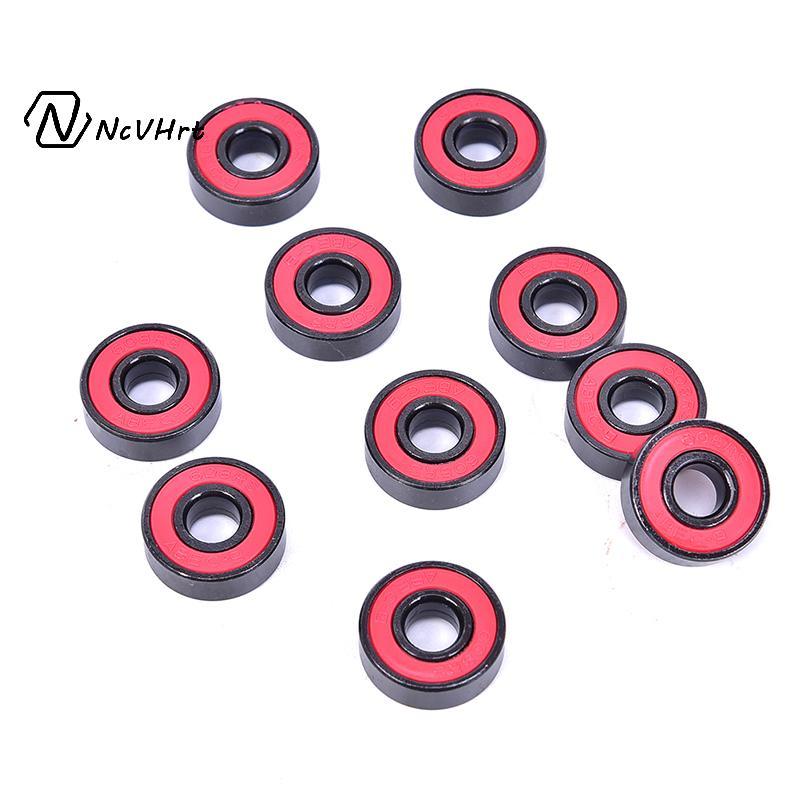 NcVHrt 10 Cái / bộ 608 2RS Vòng bi kín bằng thép rãnh sâu 608RS 608-2RS Mới