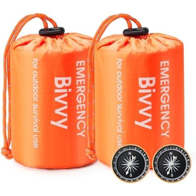 Esky Emergency Sleeping Bag, Survival Bag Portable Thermal Bivy Sack, Waterproof Lightweight Emergen