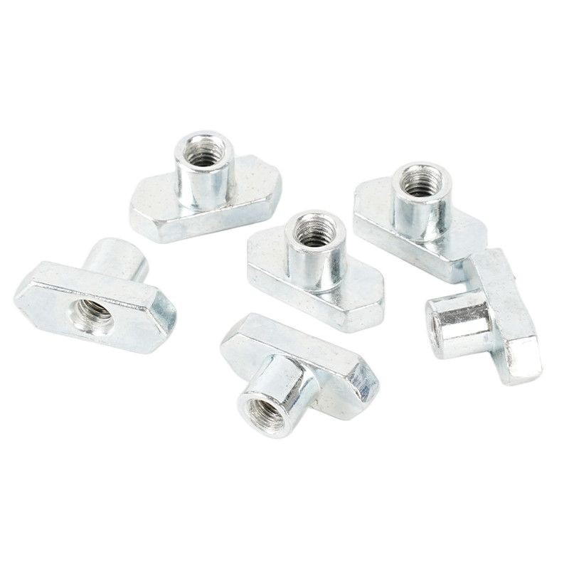 Loại T Hướng Dẫn Đường Sắt Đai Ốc Loại C Thép Hướng Dẫn Đường Sắt Khóa Đai Ốc M6 / M8 Hướng Dẫn Ánh 