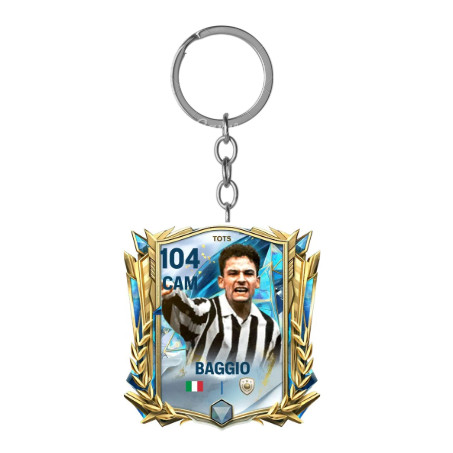 BAGGIO FC MOBILE CARD KEYCHAIN