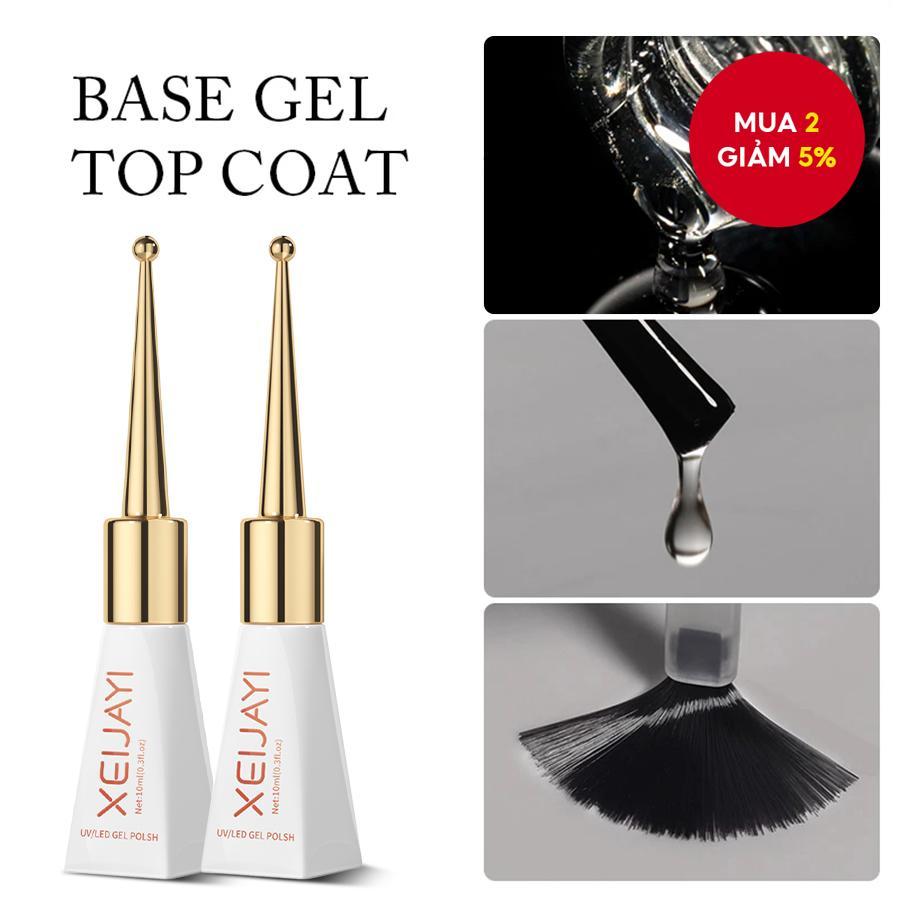 Bộ Gel Matte Top Coat Không Lau, Top Coat, Tăng Cường, Sơn Lót DIY Và Base Coat - Độ Bóng Và Bền Lâu