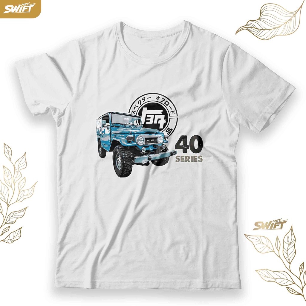 Xanh Toyota Landcruiser Fj-40 Land Cruiser Fj 40 Fj40 Offroad Áo thun Microfiber Jersey