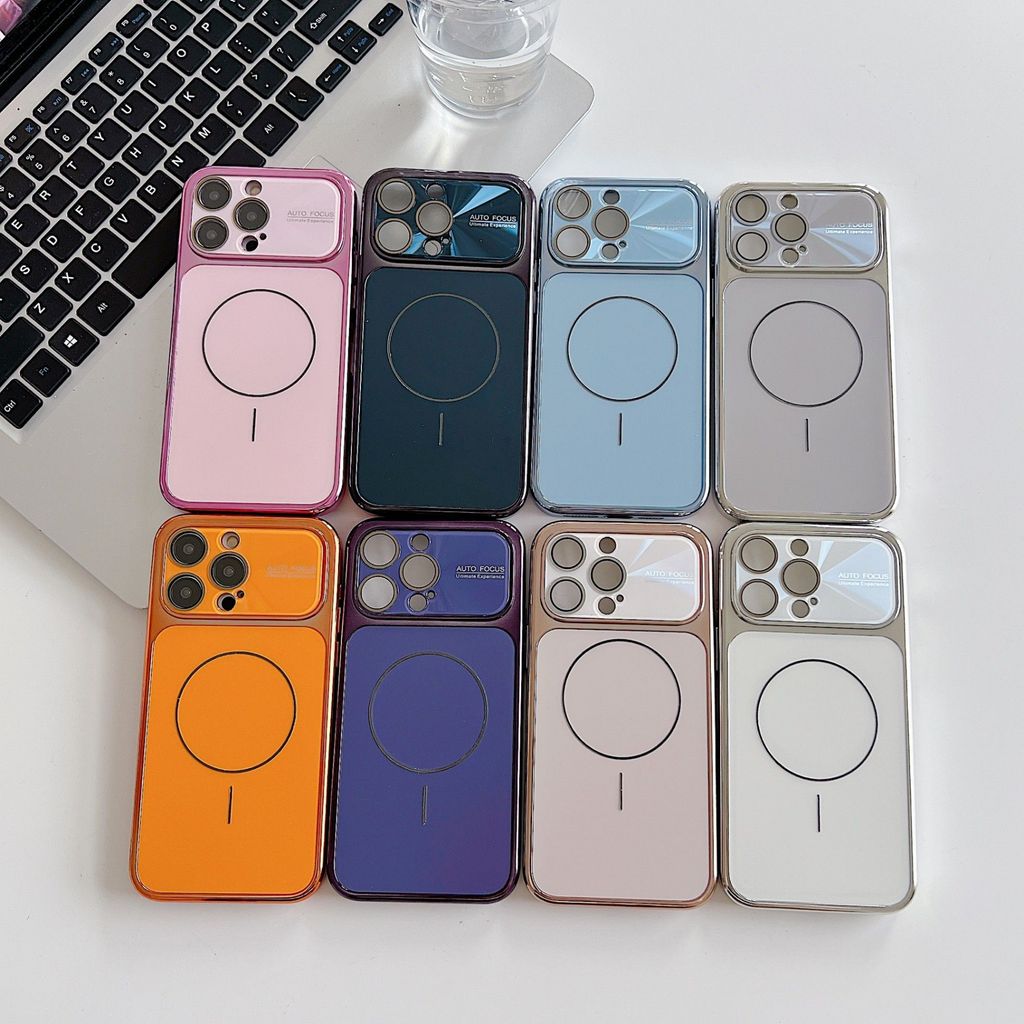 Ốp điện thoại mạ điện Laser Giây 17Max Thích hợp cho vỏ bảo vệ điện thoại Apple 13 Sáng tạo đơn giản