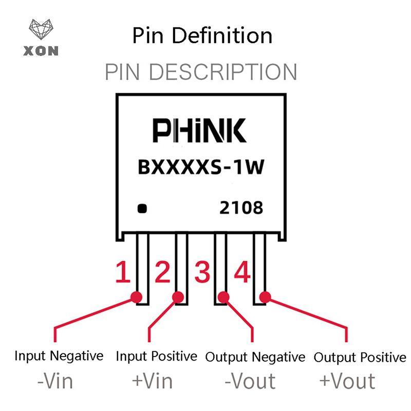 [XON] 2 cái / lốc B0505S-1W B0505S B0505 SIP-4 IC Nguồn điện cách ly nguyên bản mới 5V đến 5V [Mina]