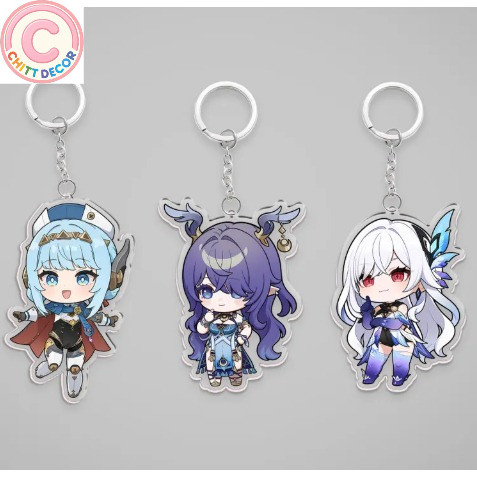 Genshin Impact Acrylic Keychain - Ineffa, Lauma, Skirk - chit