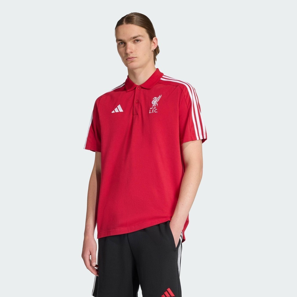 adidas Football Liverpool FC DNA Polo Shirt Men Red JW7886