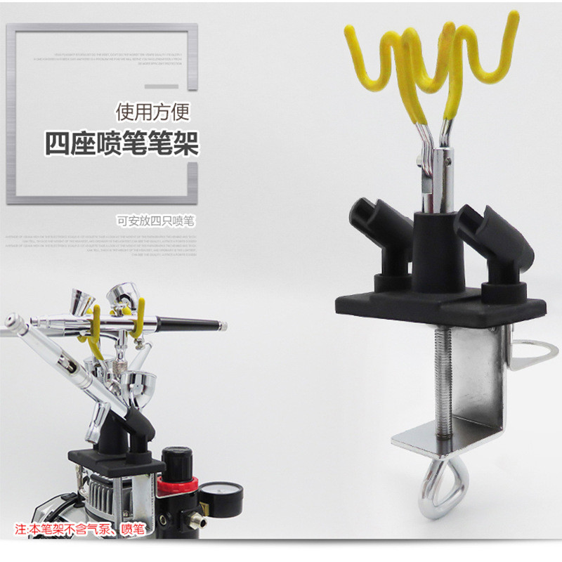 Quân Đội Mô Hình Gundam Xịt Sơn Màu Airbrush Giá Đỡ Airbrush Giá Để Đồ Kẹp Bút