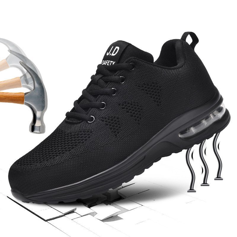 Dayuan Kích Thước Lớn Ngoài Trời Giày Lao Động Bảo Hộ Lao Động Chống Đập Chống Xuyên Giày Mũi Thép