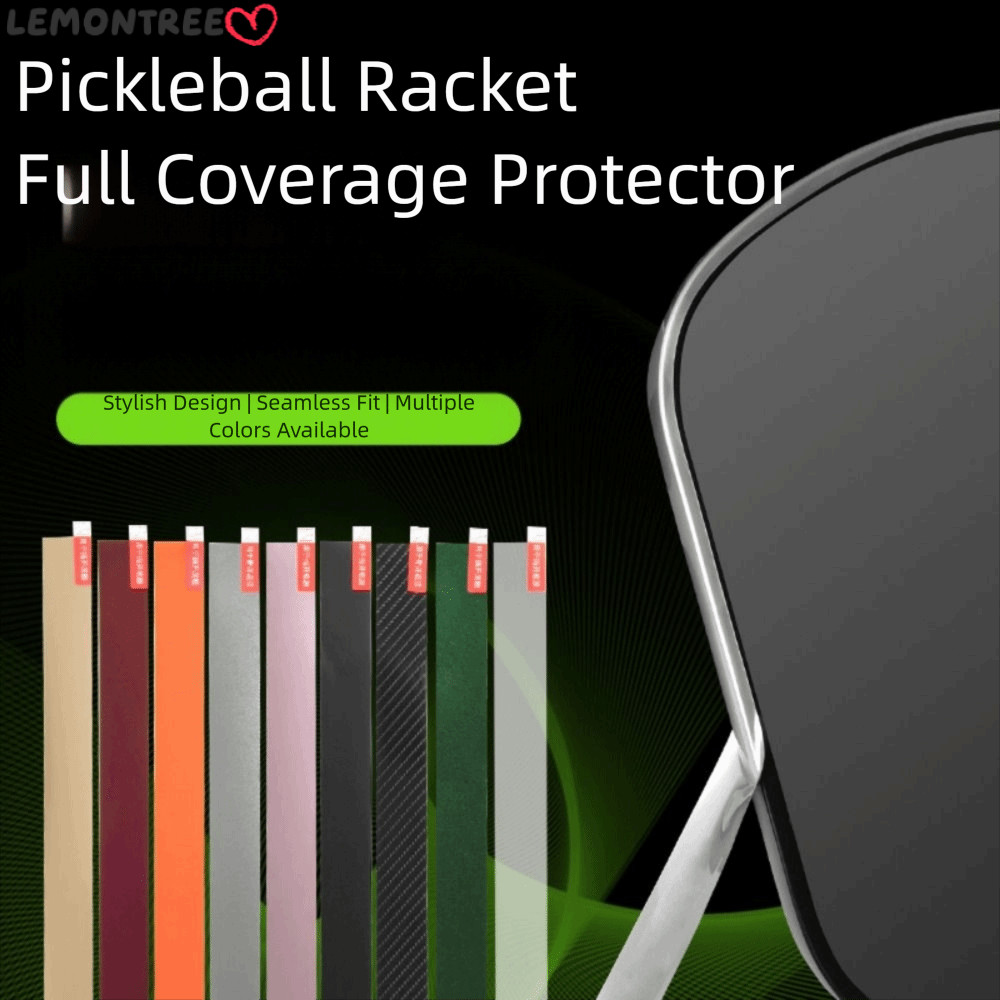 Nhãn dán bảo vệ vợt Pickleball LEMONTREE - Nhiều màu, 2.6/2.8 cm, chống bong tróc và mài mòn