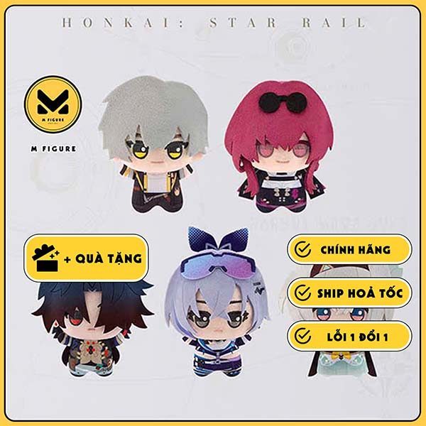 BÔNG Silver wolf - Blade - Kafka - Firefly Honkai: Star Rail - Chibigurumi Vol. 1 (Bandai Spirits) F