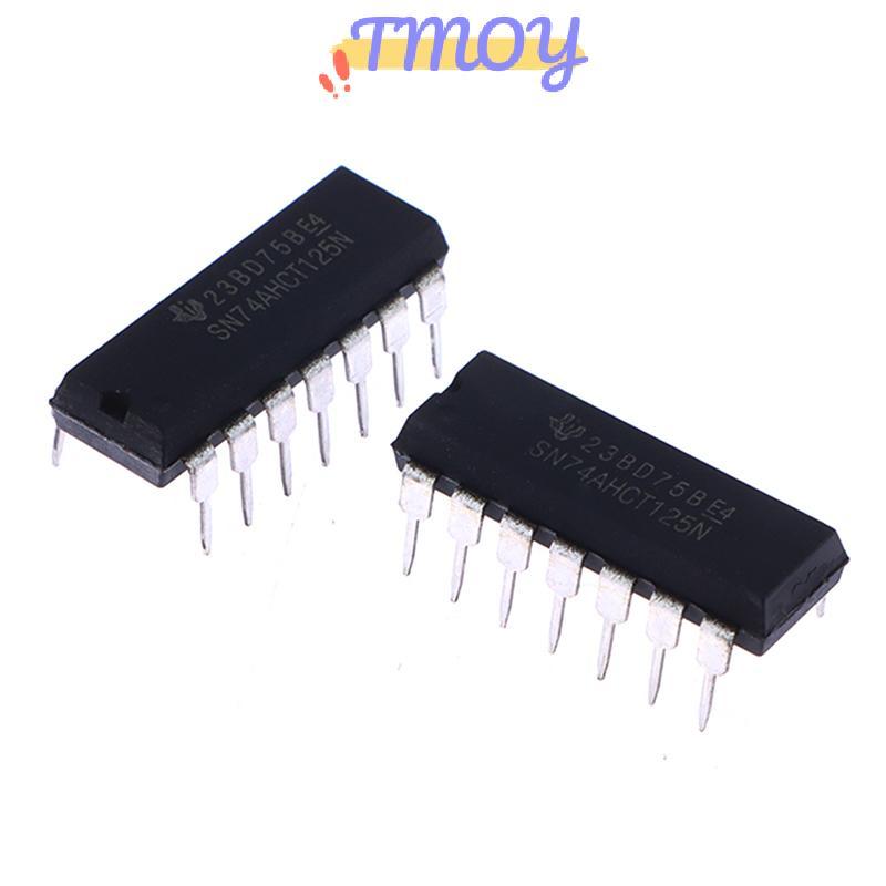 TMOY 5 cái / lốc SN74AHCT125N 74AHCT125 74AHCT125N Chip Logic DIP-14 TMOY
