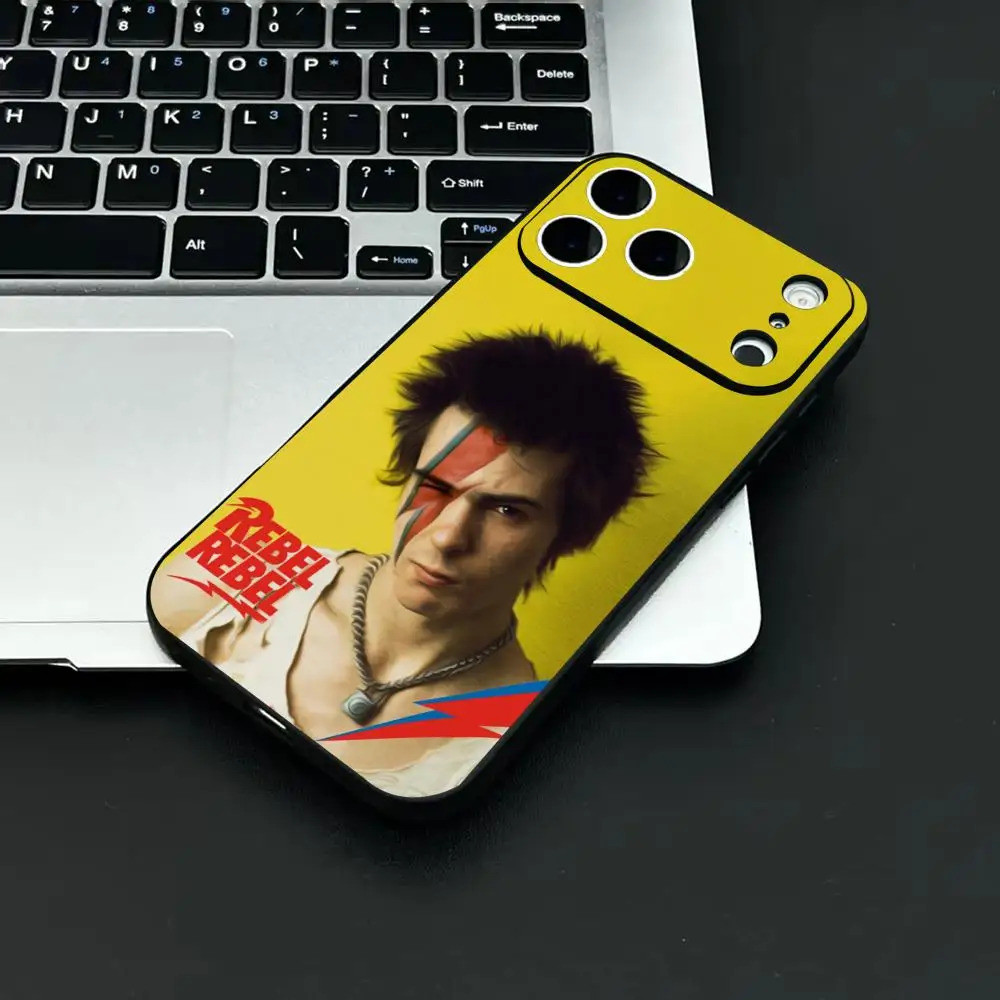 TP-3 Band S-Sex Pistols Ốp Điện Thoại IPhone 17 16 15 14 13 12 11 Pro Max Plus Mini Đen Mờ Vỏ Mềm Fu