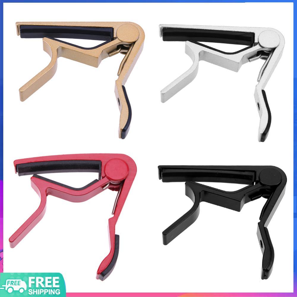 Chiếu sáng♨ Hợp Kim Nhôm Đàn Guitar Capo Acoustic Guitar Capo Di Động Đàn Guitar Điện Capo Kim Loại 