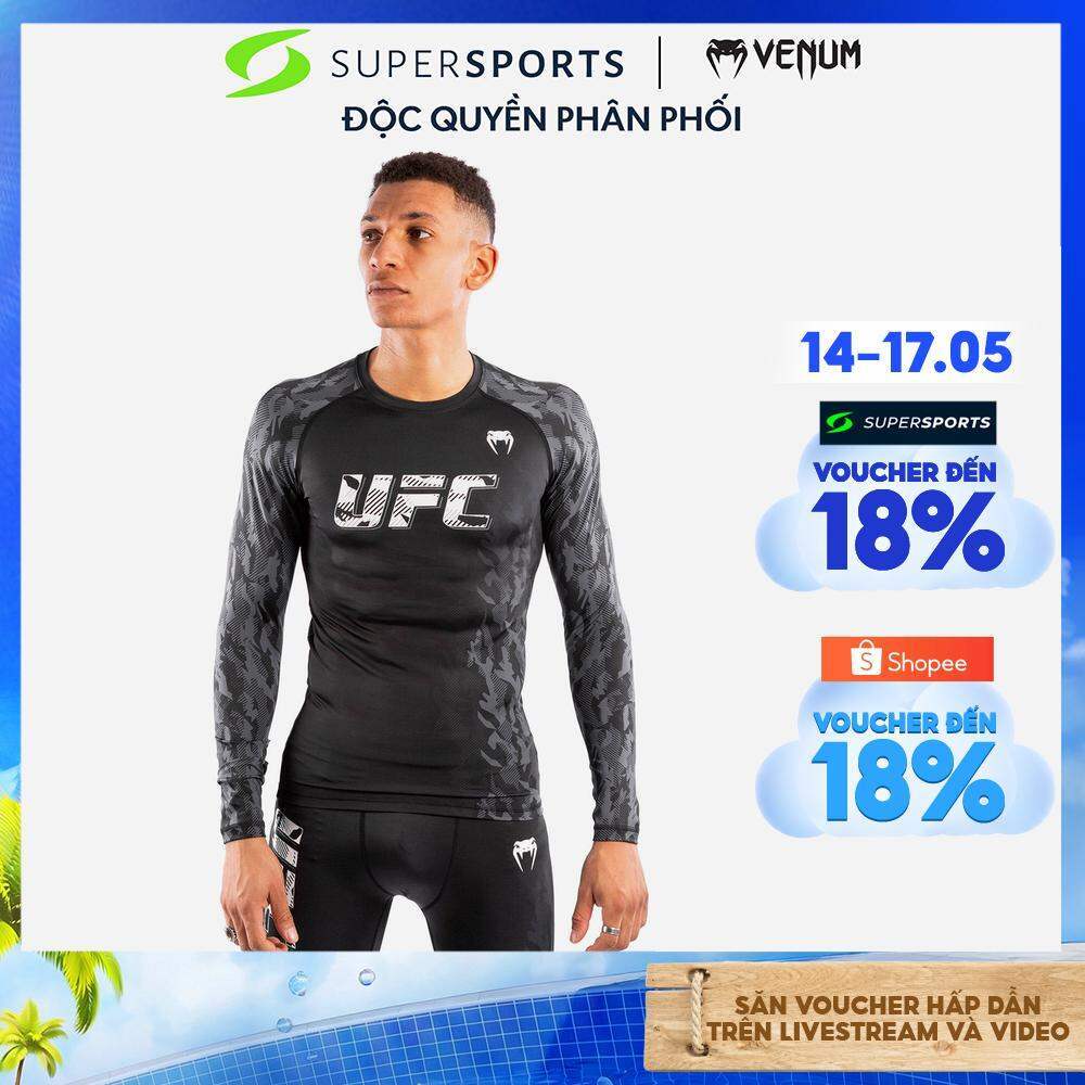 Áo Tay Dài Ôm Thể Thao Nam Venum Official Ufc Fight Week  - VNMUFC-00055-001