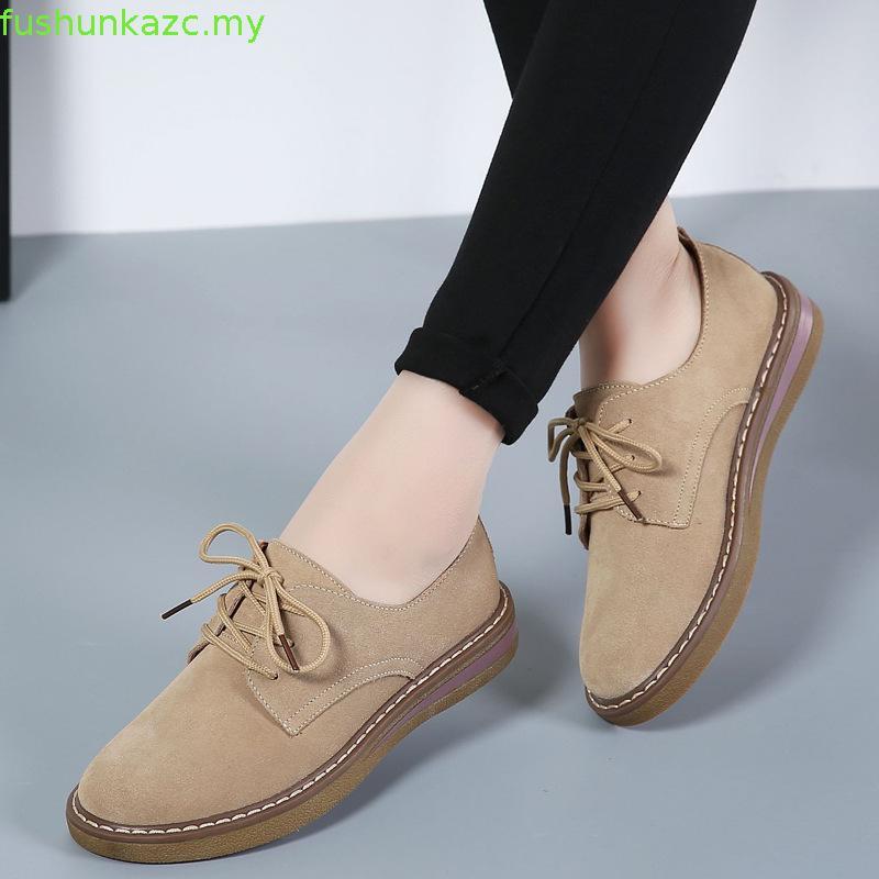 Giày Oxford Nữ Giày Choàng Nữ Giày Đế Bằng Giày Moccasin Nữ Fashi Trên Giày