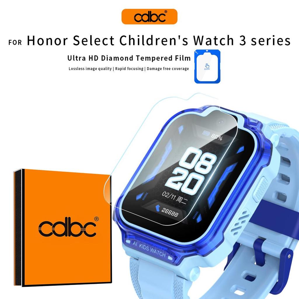 Bảo vệ màn hình đồng hồ CDBC Honor Cài đặt một lần nhấn, Không bong bóng, Siêu trong suốt Dành cho H