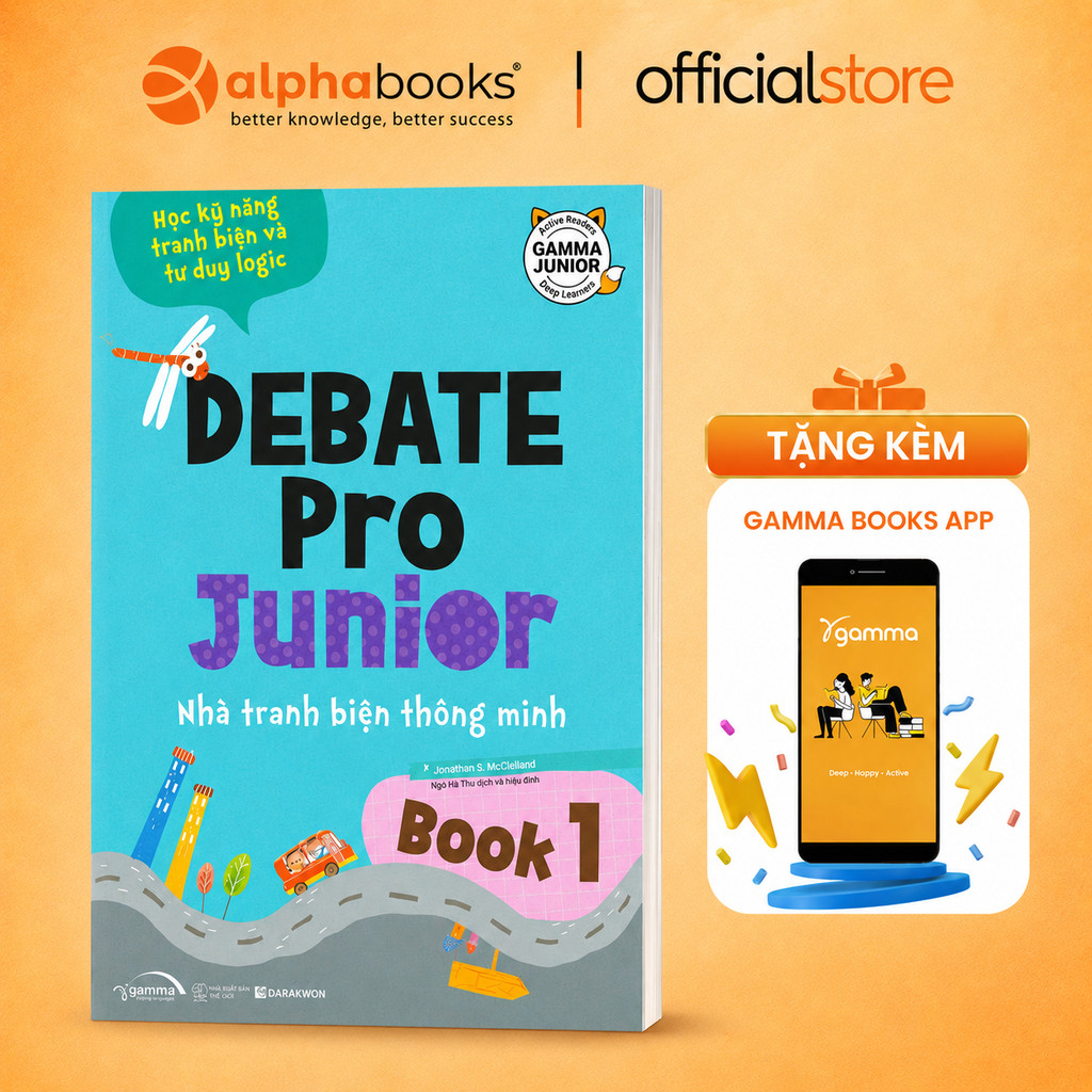 Sách - Debate Pro Junior: Nhà tranh biện thông minh book 1 - Jonathan S. McClelland (Gamma Books)