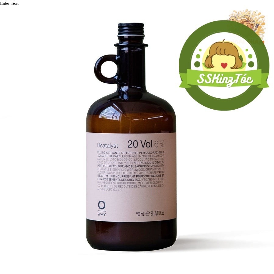 Oxy trợ nhuộm cao cấp Oway HCATALYST Free Ammonia 900ml <T> <QB>