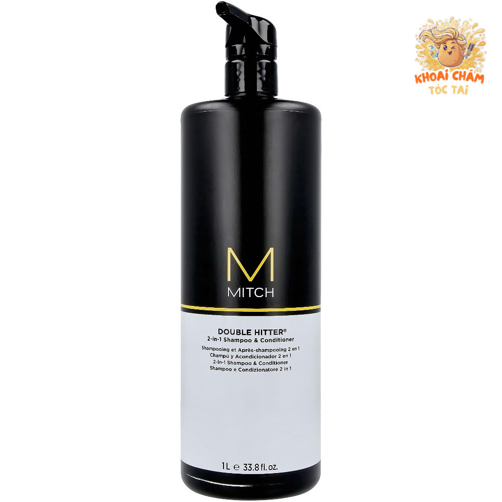 Dầu gội và xả 2 trong 1 Double Hitter Paul Mitchell Mitch 1000ml <TBK>