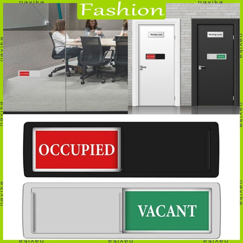 NA Room Status Sign Occuped Vacant Door Signs Vacant In Use Door Indicators