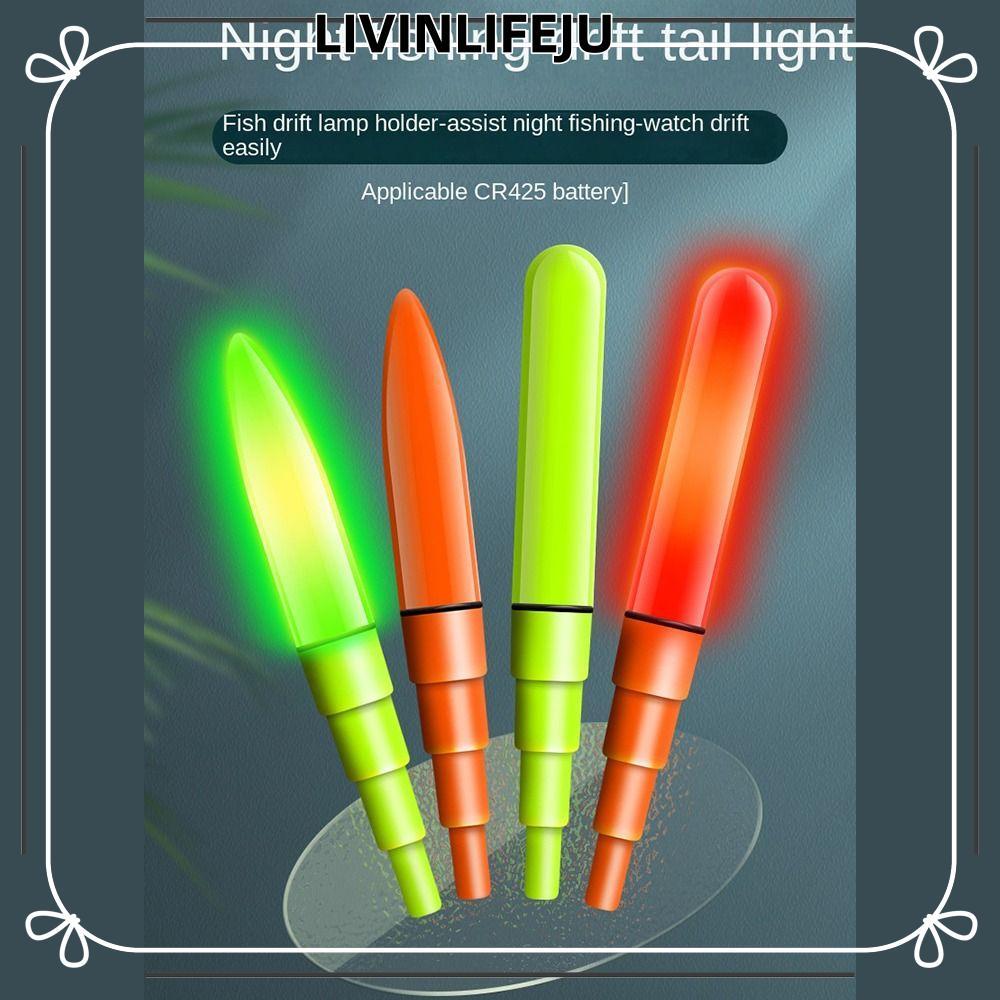 ILIVINLIFE 1 Đèn Phao Câu Cá, Đầu Phao Câu Cá LED Siêu Sáng Cảm Ứng, Phao Câu Cá Dạ Quang Đêm Câu Cá