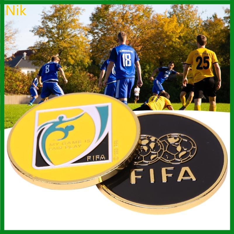 Nik Trọng tài bóng đá Flip Coin Bóng đá chuyên nghiệp Pick Side Toss Coin Tool Bền bỉ