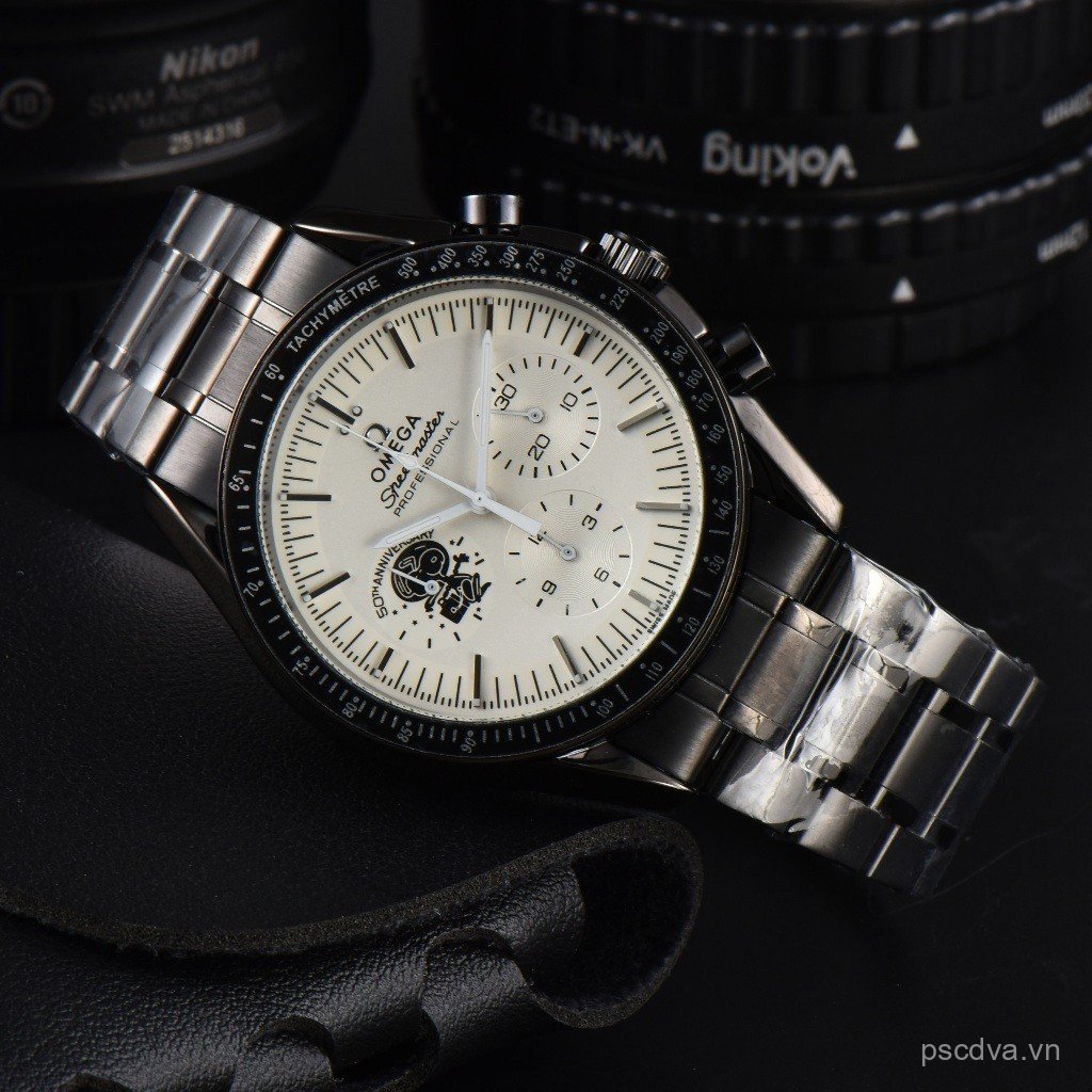 Đồng hồ Omega Snoopy Phong cách mới Đồng hồ đeo tay thạch anh chống thấm nước thời trang Đồng hồ Rui