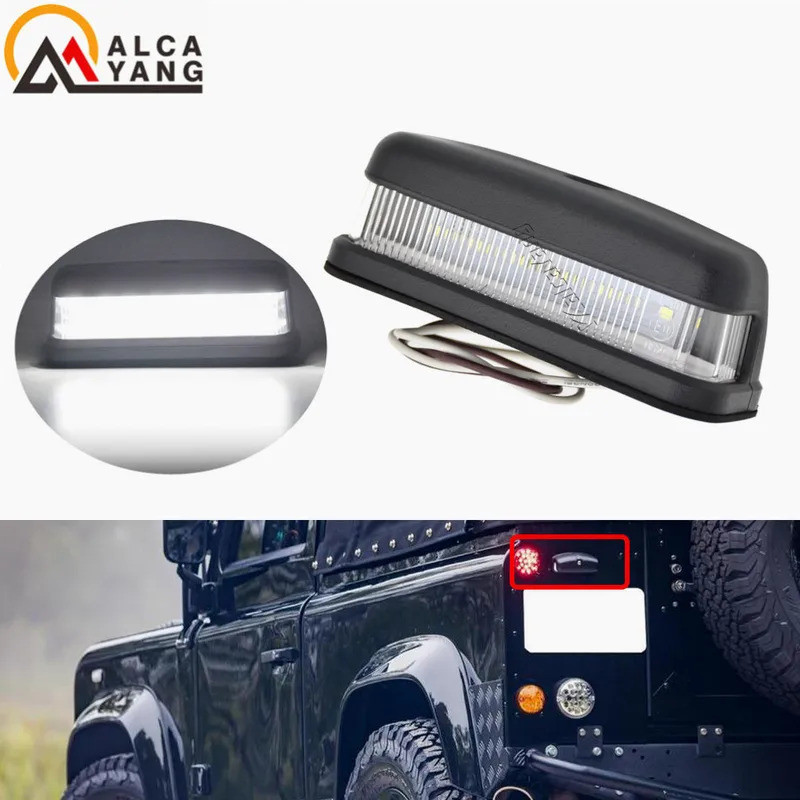 1 Chiếc Biển Số Đèn Cho Land Rover Land Rover Series Defender 90 / 110 Đèn LED Cho Xe Ô Tô Biển Số B
