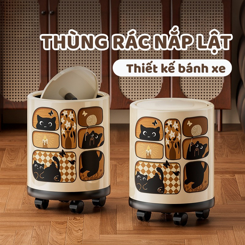 Thùng Rác Có Nắp Đậy Eli