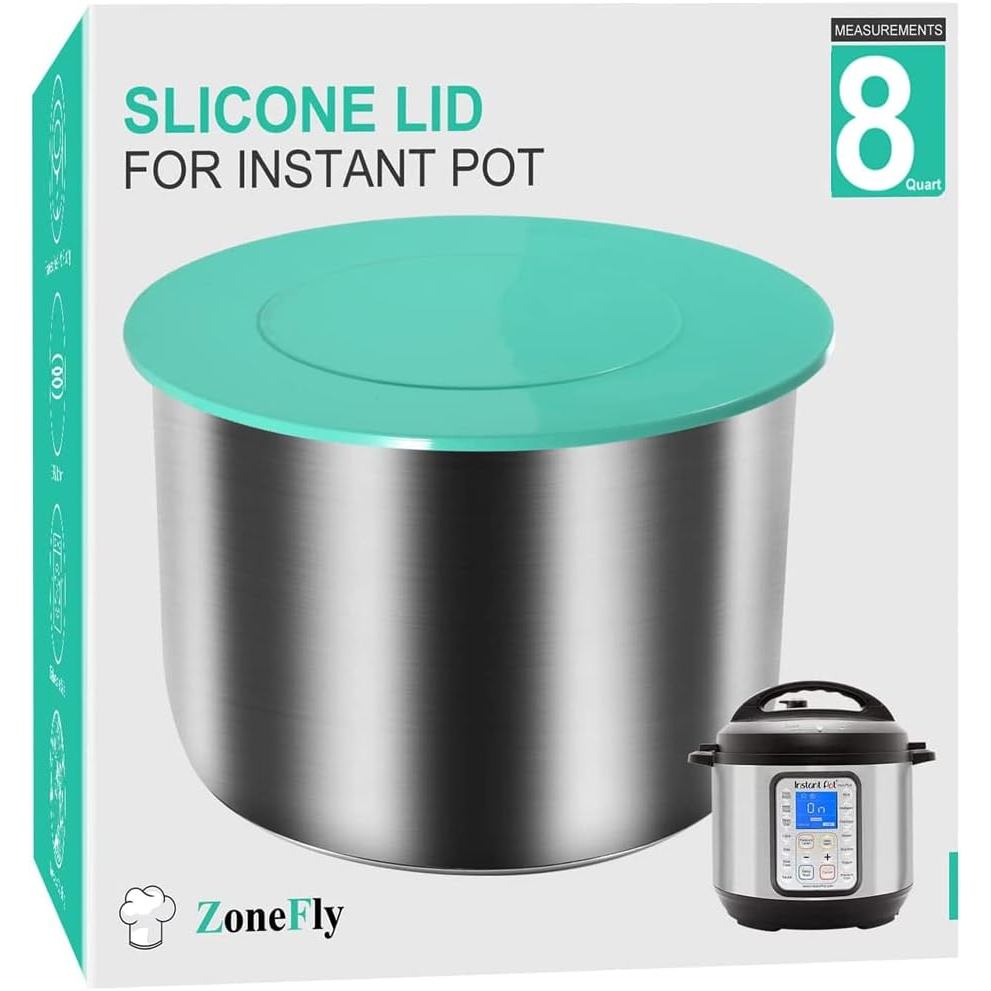 Vỏ silicon Phù hợp với Nồi ăn liền 8 Quart - Nắp nồi bên trong 8 Qt cho Insta Pot Duo, Pro, Ultra, C
