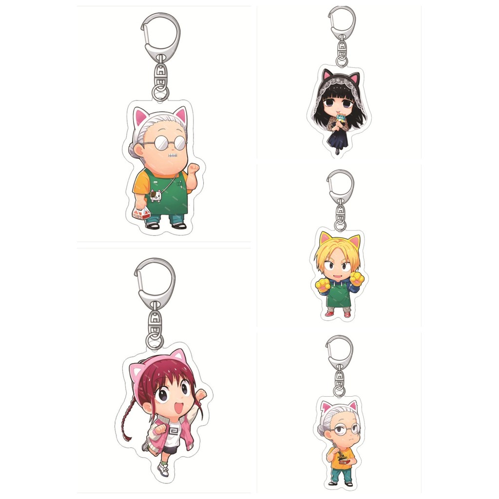Anime Keychain Sakamoto days Shin Asakura Taro Sakamoto Anime Goods Collection Boys for girls Popula
