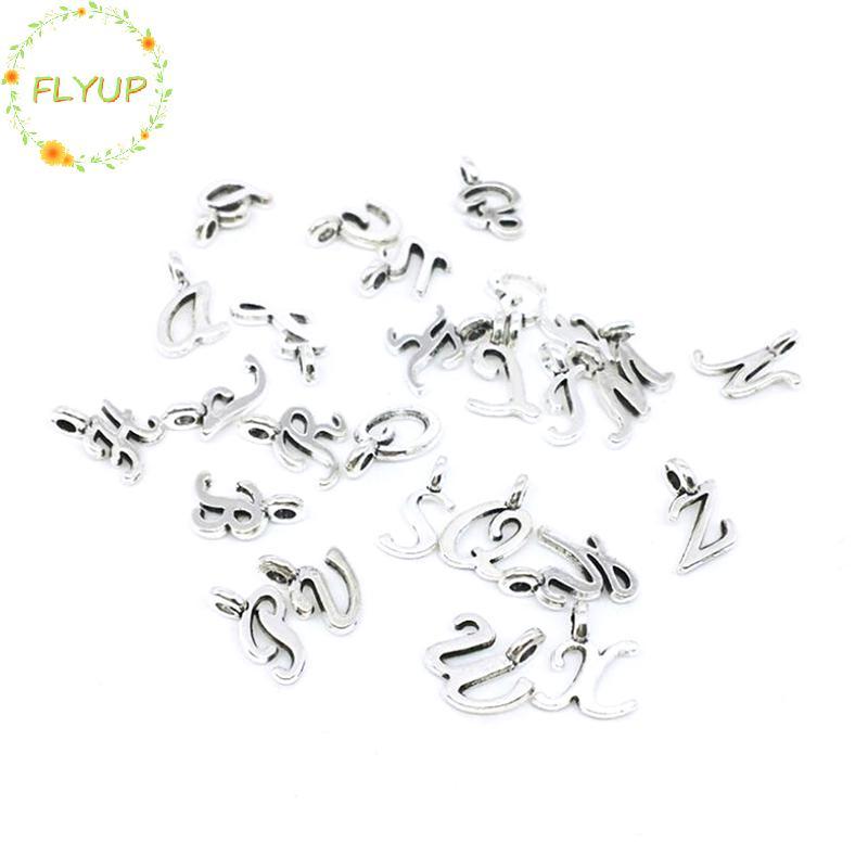 FLYUP 26 Cái 26 Bảng Chữ Cái Tiếng Anh Chữ Cái Quyến Rũ Mặt Dây DIY Handmade Trang Sức Thủ Công VN