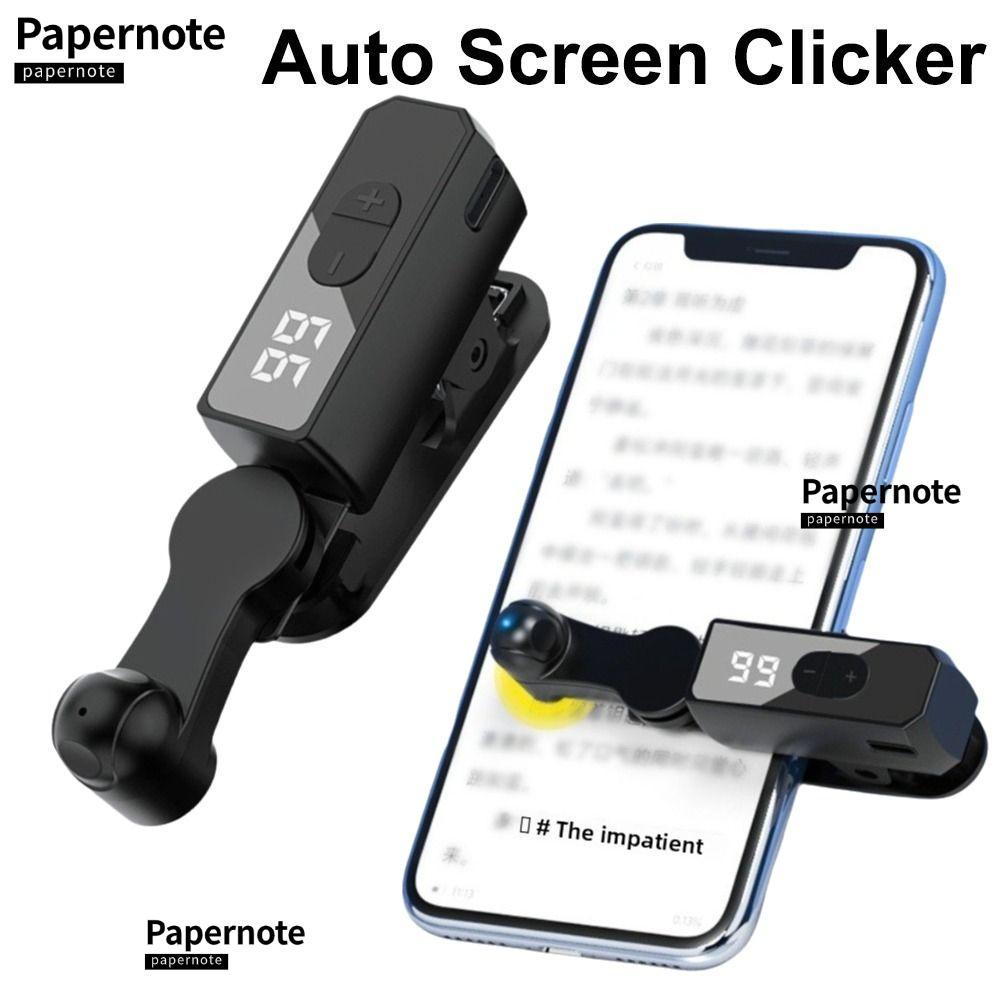 PAPERNOTE Auto Screen Clicker, Mini Fast Click Electric Auto Page Turner, Thiết bị bấm ngón tay USB 