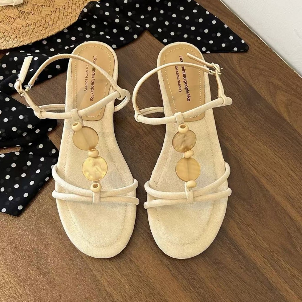 Giày Sandal Đi Biển Mũi Nhọn Bohemian