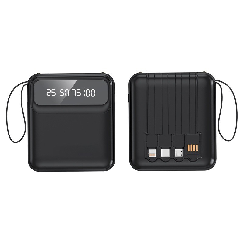 Sạc Dự Phòng 10000mAh Sạc Nhanh Nhiều Thiết Bị Có Đèn Sáng Và Cáp Sạc Đi Kèm Bảo Hành 12 Tháng | BigBuy360 - bigbuy360.vn