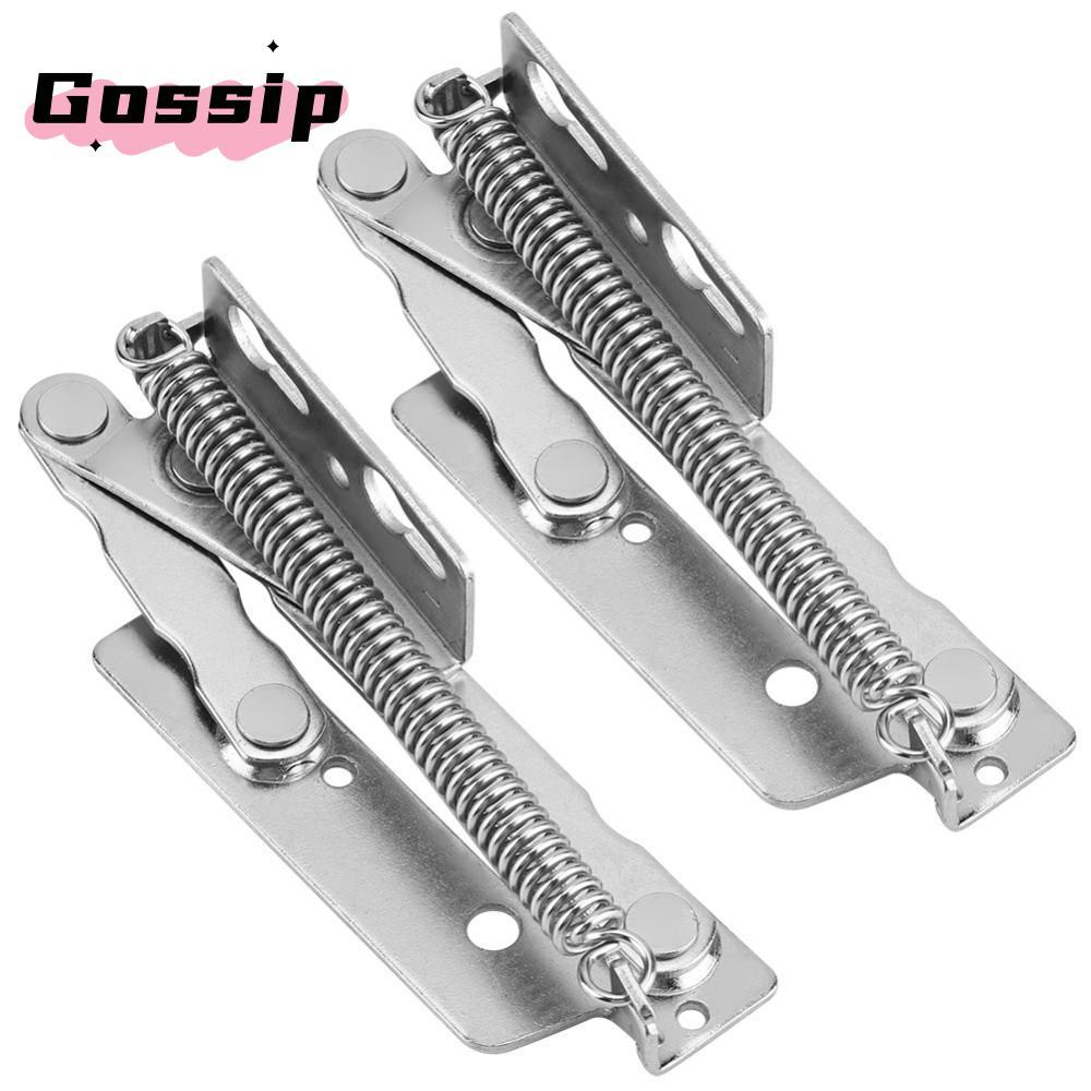 GOSSIP 2 Miếng Gấp Nâng Giá Đỡ, Bạc 80 Độ Bản Lề Lò Xo, Nắp Hỗ Trợ Hạng Nặng Sofa Bản Lề Nâng Đồ Chơ