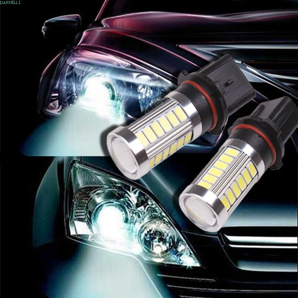 Bóng đèn sương mù DARNELL1 Bóng đèn phanh tự động siêu sáng P13W DRL 33LED Đèn pha
