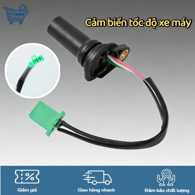Cảm biến tốc độ xe máy, phụ tùng cao cấp cho Supra X125 và Wave 125S/R, lắp chuẩn, hoạt động ổn định