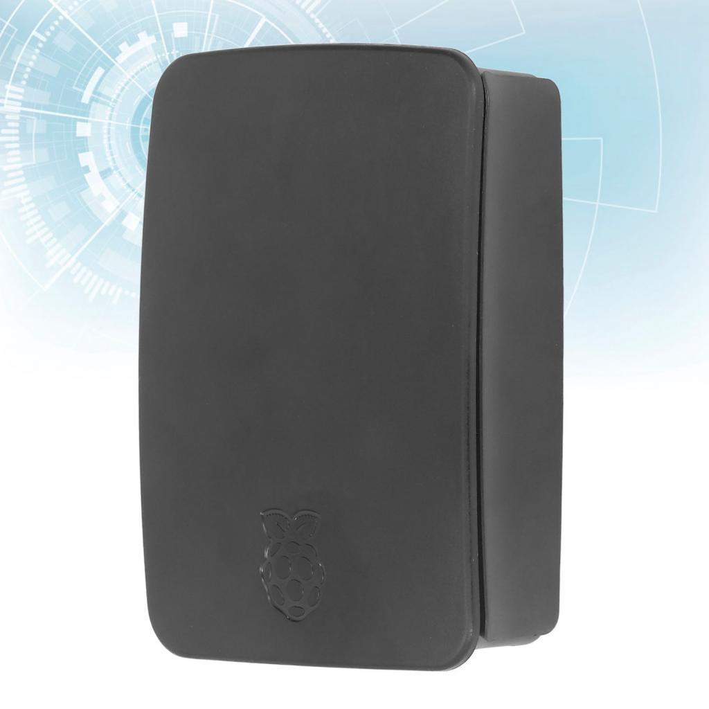 iuxishop Micro Computer ABS Vỏ hộp bảo vệ Vỏ cho 3 ổ đĩa DVD bên trong màu đen Bplus