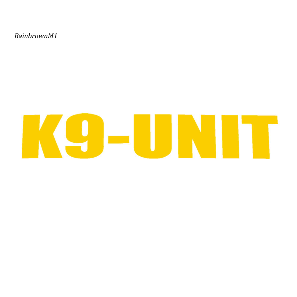 [Rm] K9-Unit Xe Kiểu Dáng Thân Xe Cửa Sổ Phản Quang Đề Can Dán Trang Trí