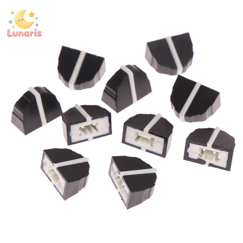 Lunaris 10 Chiếc DBX2231 Equalizer Fader Cap 11MMX9MM Lỗ 4MM Potentiometer Fader Núm Cap Mới