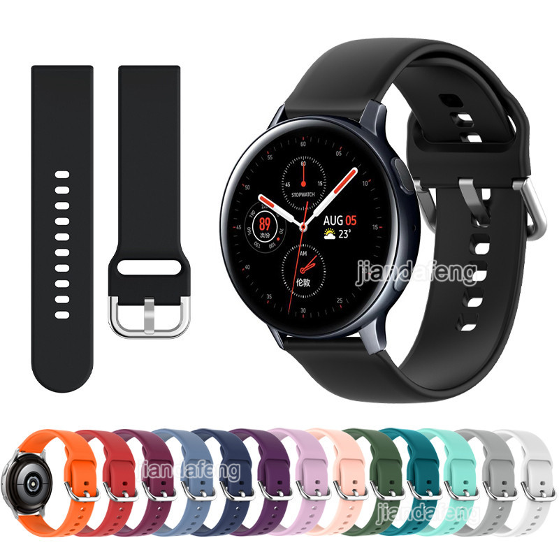 Dây đeo silicon mềm cho Samsung Galaxy Watch 7 6 5 4 44mm 42mm FE Active 2 40mm 44mm Watch 6 Watch 4