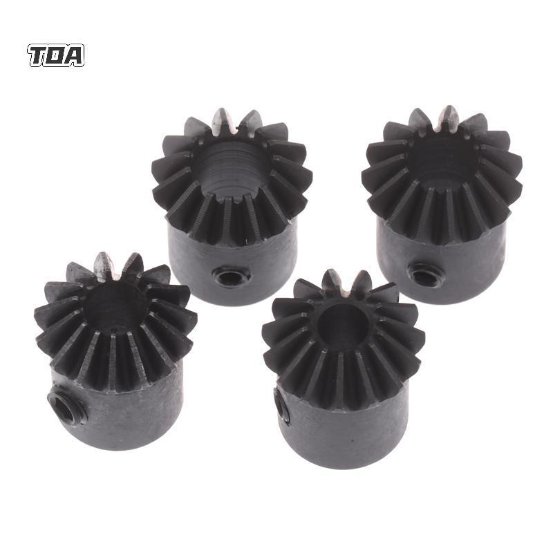 TOA 2 Chiếc 1M 15T Xoắn Ốc Bevel Gear M1 Mô Đun Thép Bền 90 Độ Vi Phân Gear Cho Máy CNC Bảo Trì VN