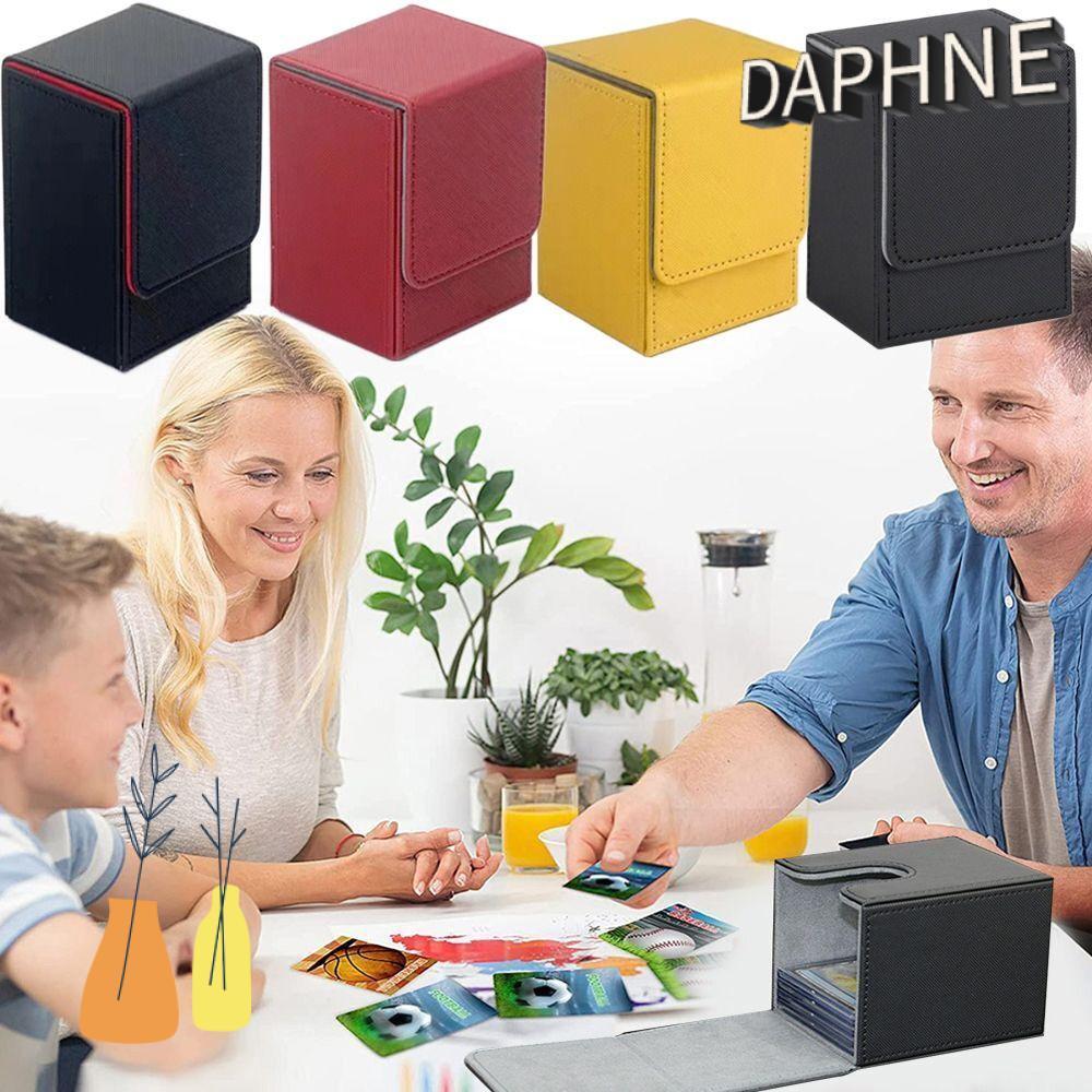 DAPHS Game MTG Trading Card Holder, Collectible Game Organizer Deck Box, Gift Box PU Protectors Stor