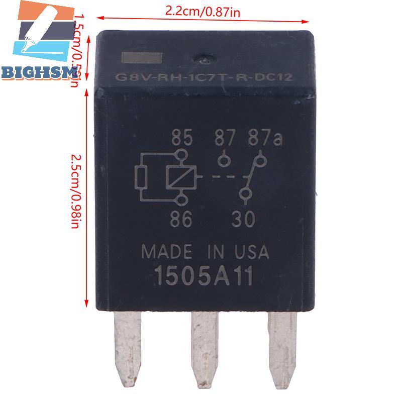 [BIGHSM] G8V-RH-1C7T-R-DC12 G8VRH1C7TRDC12 12V Rơle ô tô SPDT 35A 12VDC 5Pins
